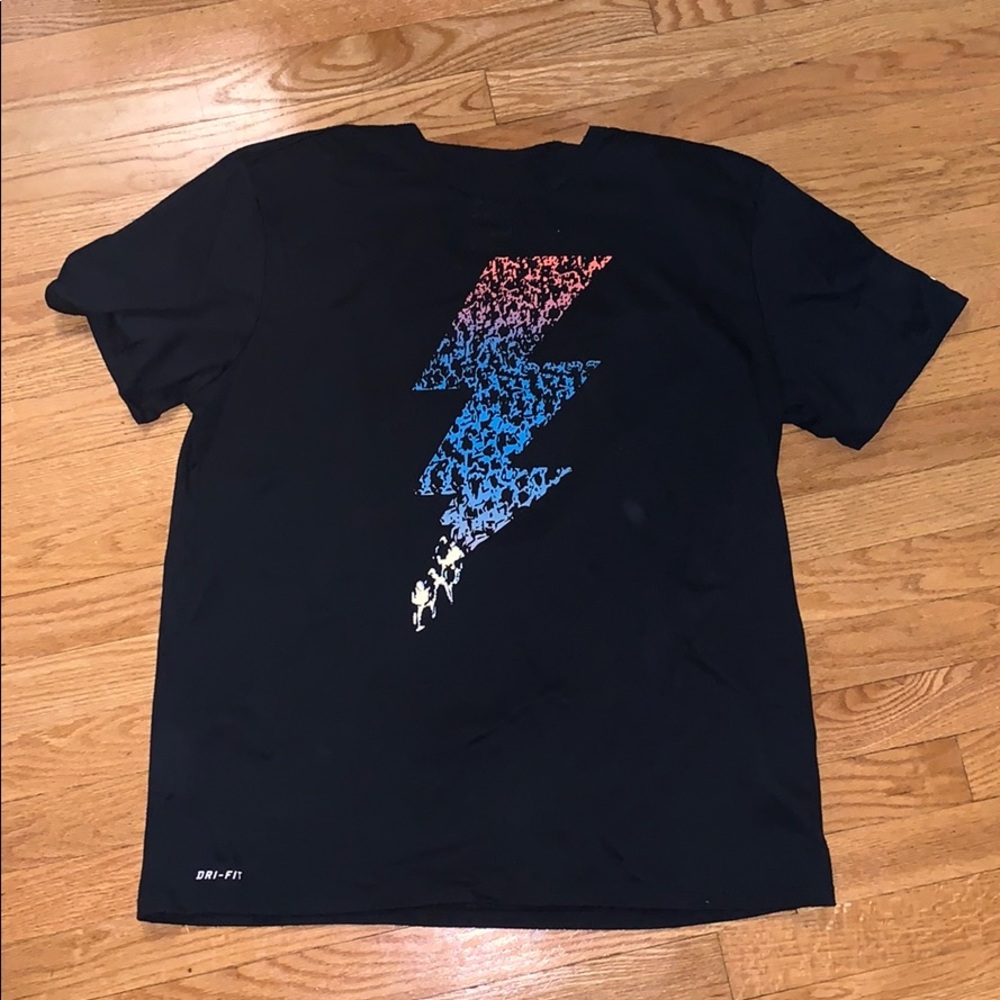Nike Dri-fit short sleeve lightening bolt tee